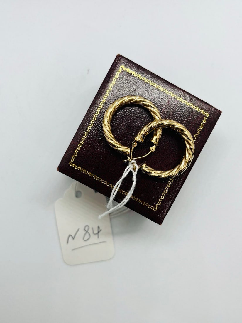 YELLOW GOLD EARRING - 2