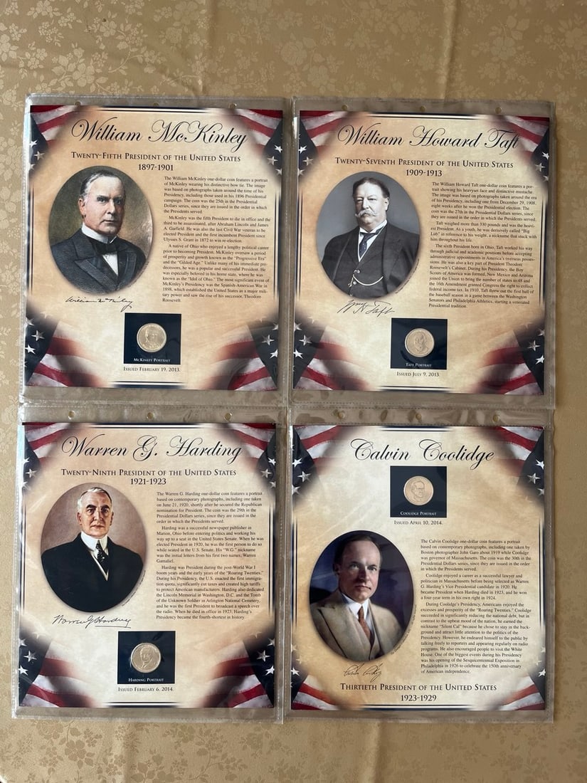 THE U.S PRESIDENTS COIN COLLECTION (1 of 6)