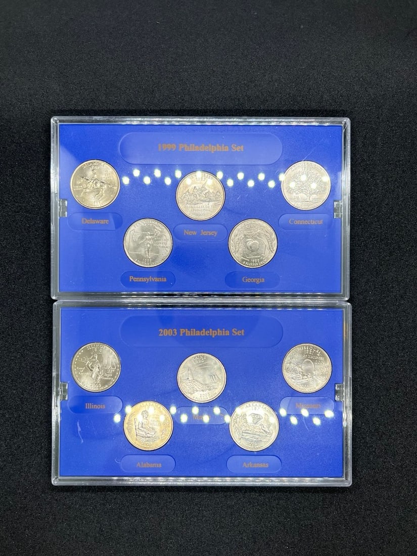 PHILADELPHIA MINT EDITION STATE QUARTER COLLECTION: PHILADELPHIA MINT EDITION STATE QUARTER COLLECTION 9 SET