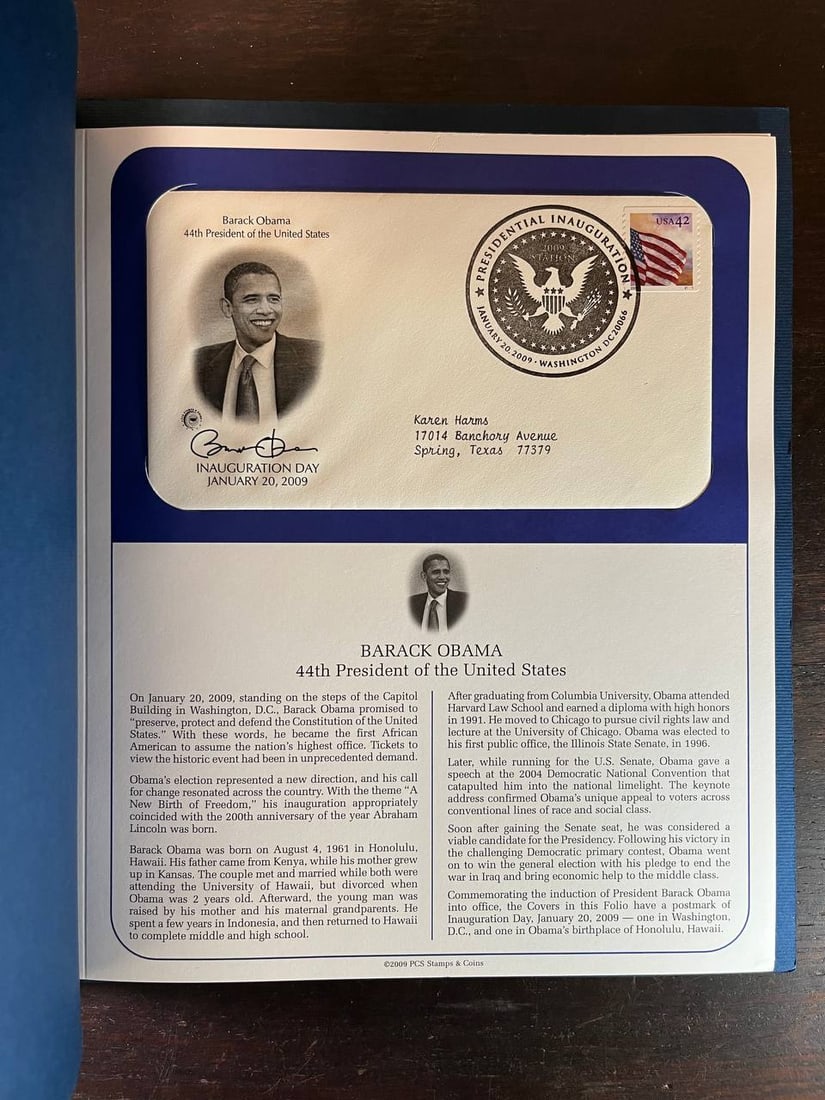 2009 INAUGURAL COVERS: 2009 INAUGURAL COVERS