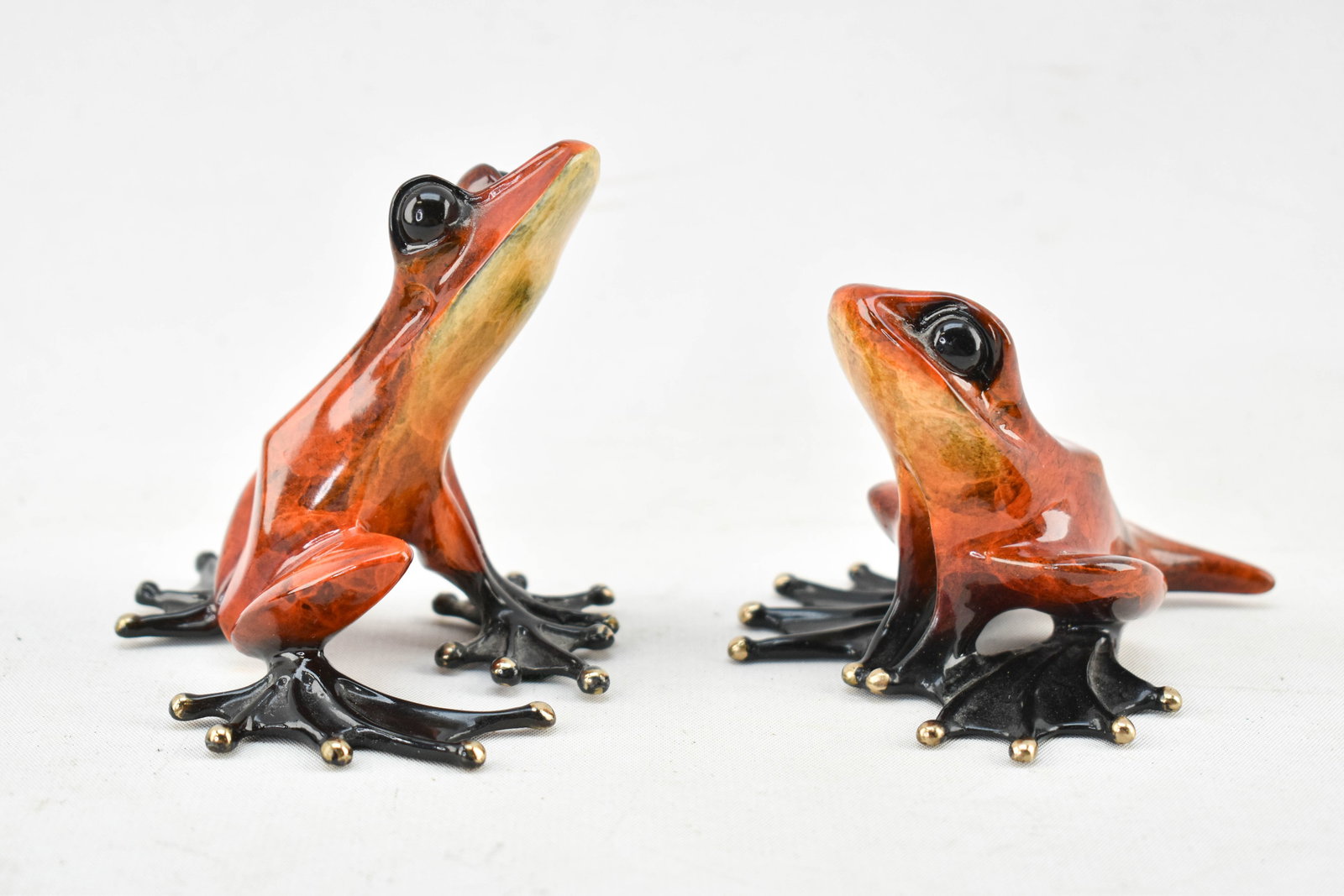 2 Tim Cotterill Enameled Bronze Frogs (1 of 8)
