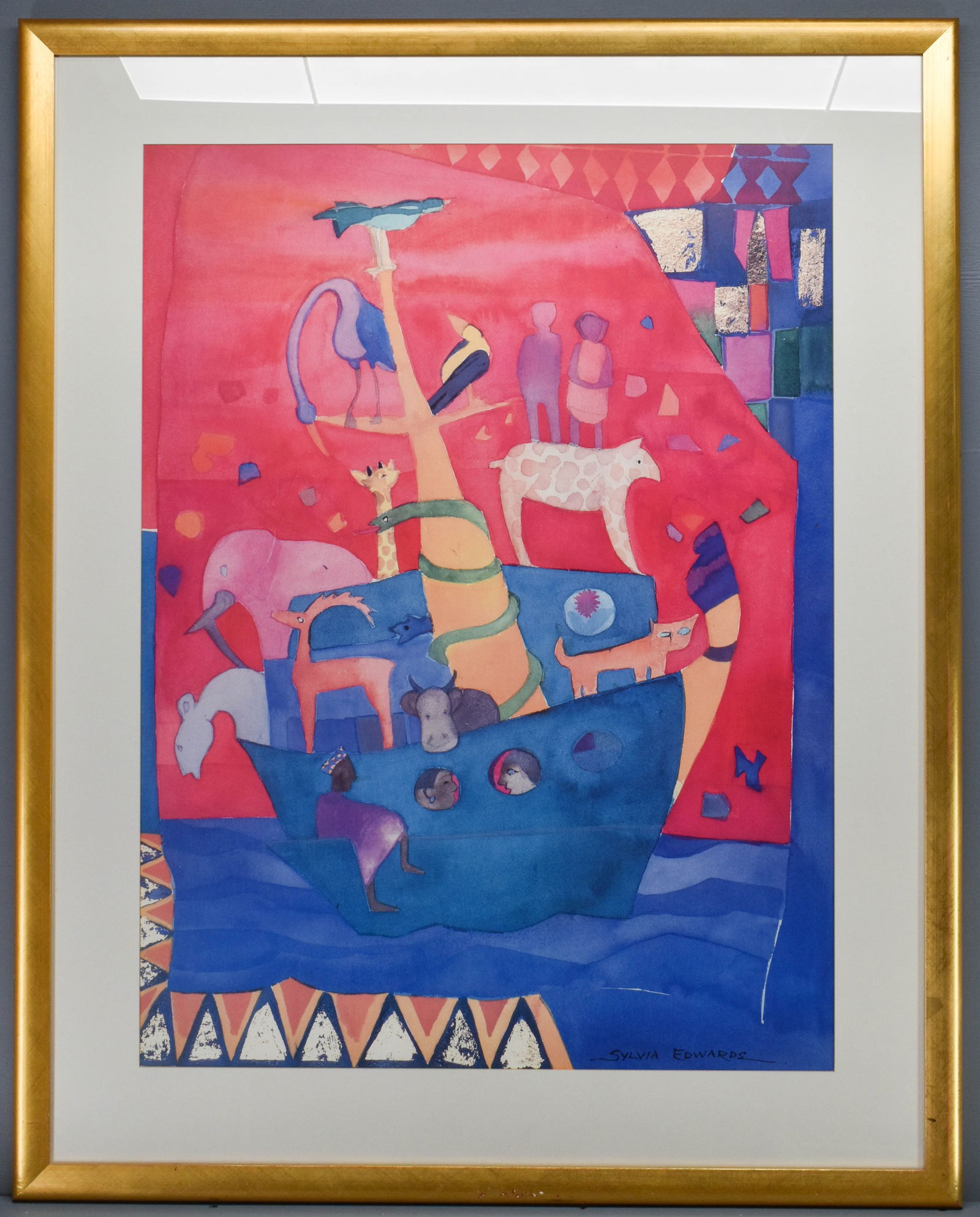 Sylvia Edwards Noahs Ark Lithograph (1 of 5)