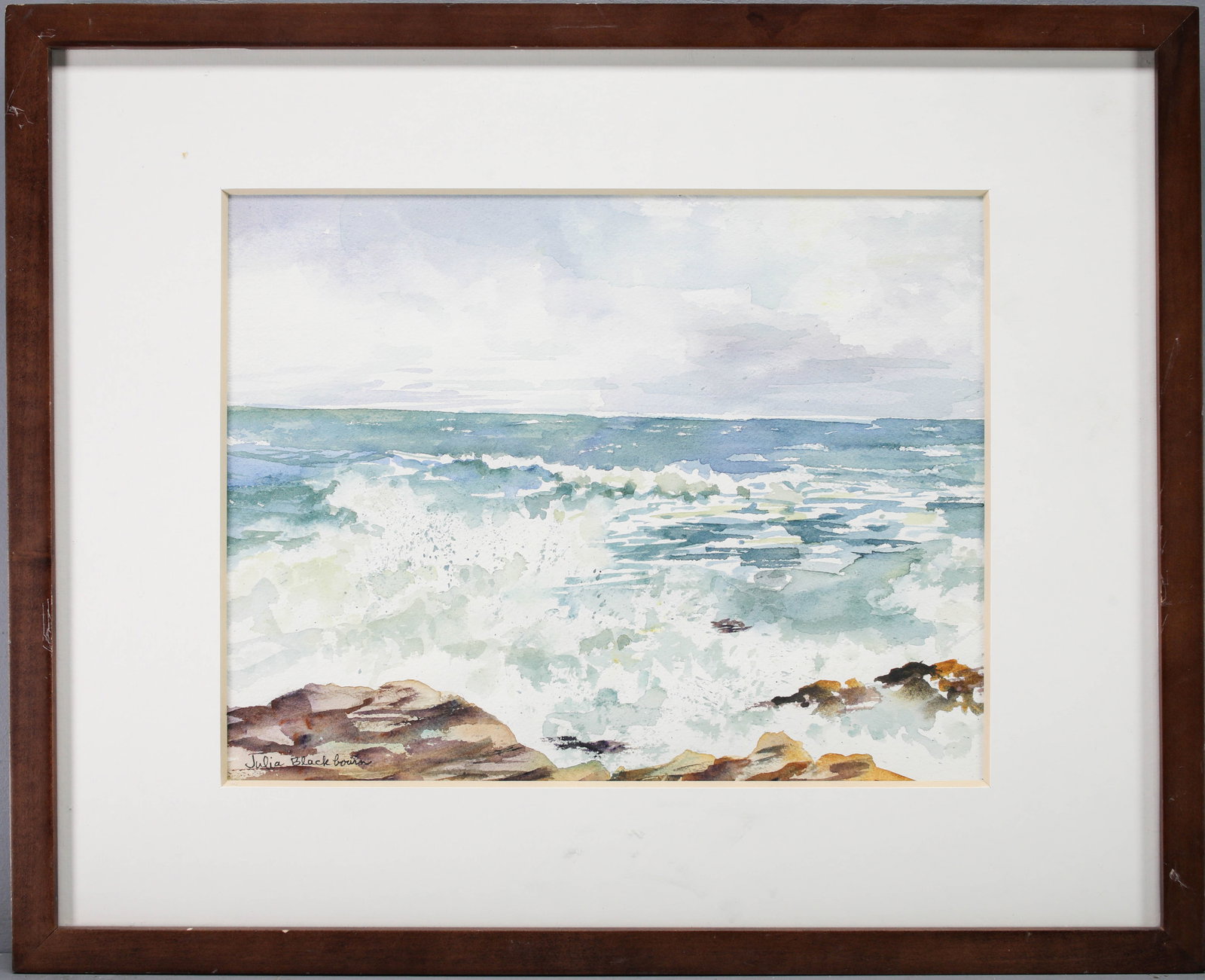 Julia Blackbourn, After the Nor'easter Watercolor Seascape (1 of 7)