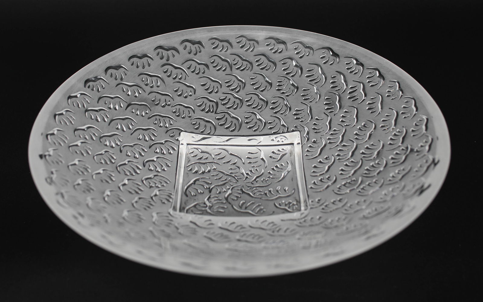 Lalique France Agadir Frosted Crystal Bowl (1 of 7)