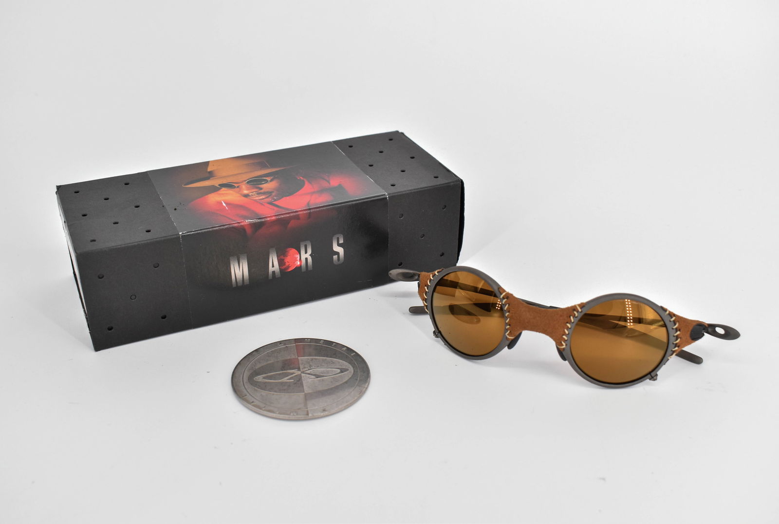 Oakley Mars Crater Sunglasses, Black Iridium/x Metal