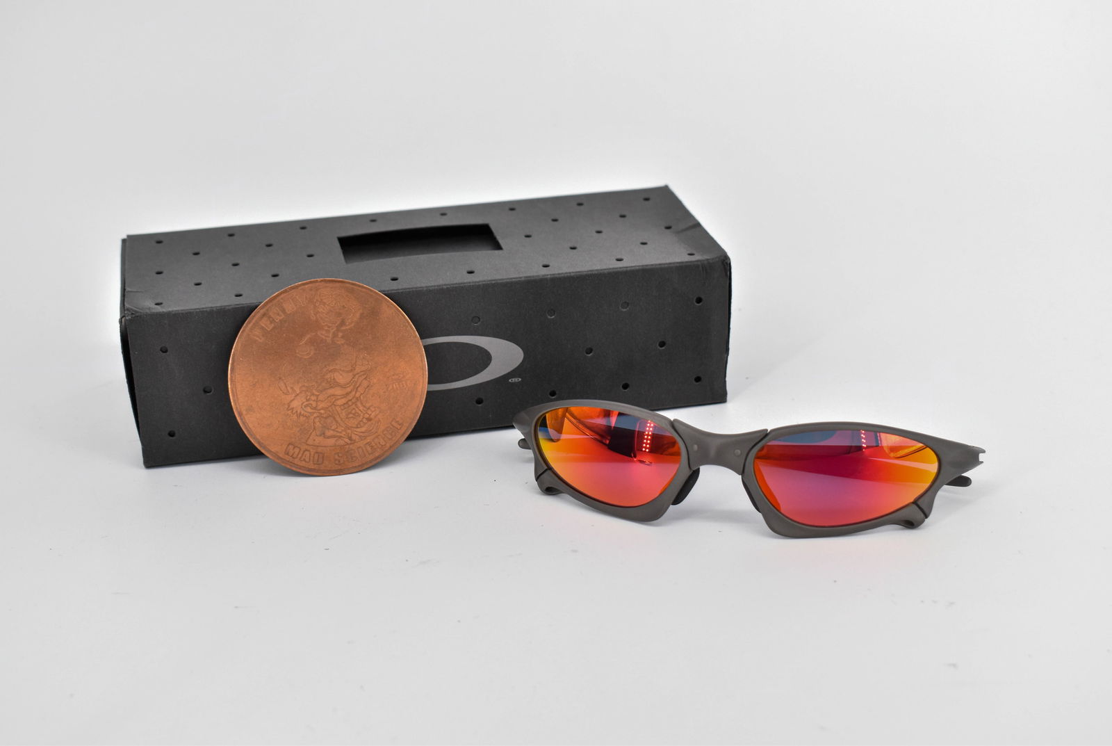 Oakley Penny X Metal Sunglasses, Titanium/vr28 Black Oakley Penny X Metal Sunglasses, Titanium/vr28 Black
