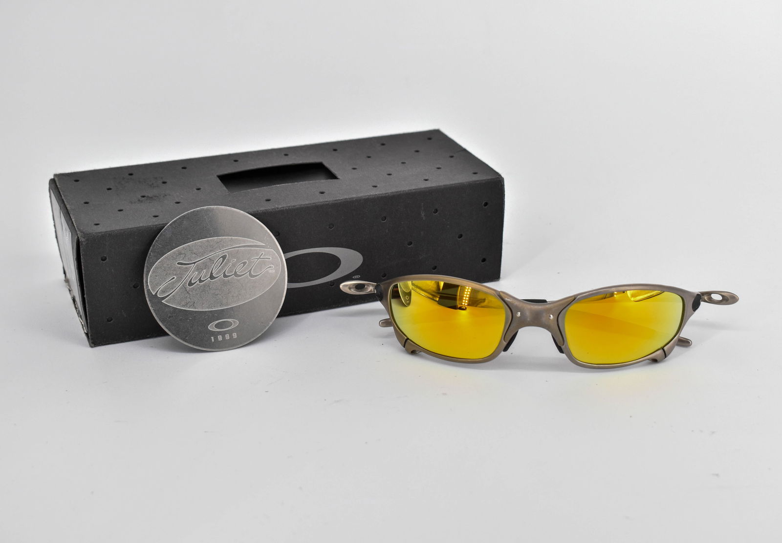 Oakley Juliet Infinite Hero X Metal Sunglasses, Plasma Oakley Juliet Infinite Hero X Metal Sunglasses, Plasma