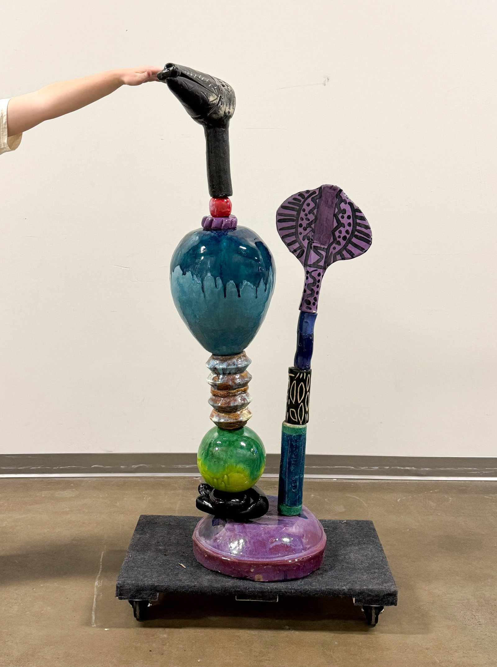 Ross Vogt, Abstract Ceramic Bird Sculpture (1 of 8)