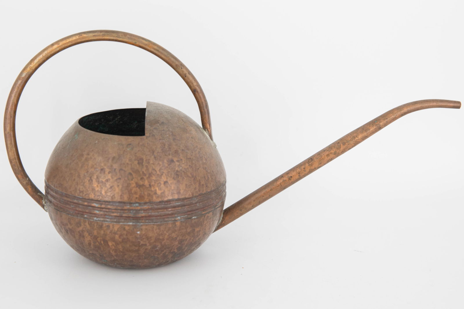 Vintage Smith & Hawken Round Copper Watering Can (1 of 6)