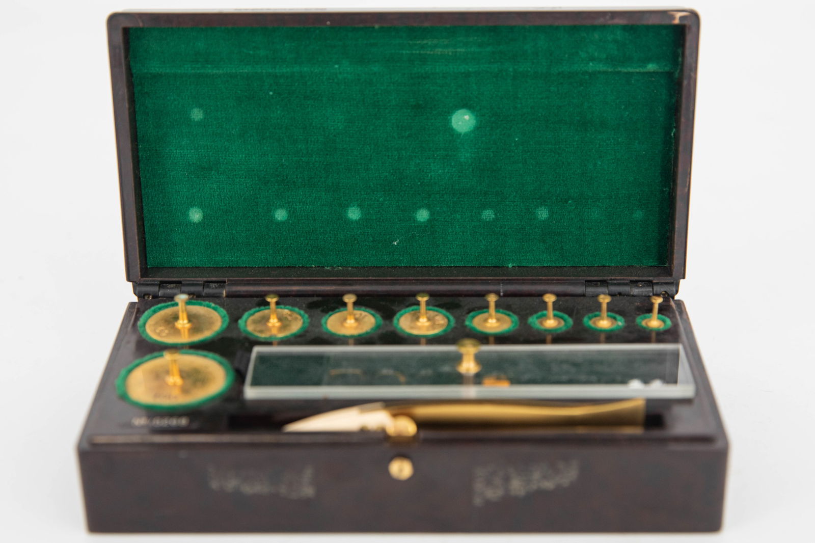 Vintage WM Ainsworth & Sons Brass Calibration Weights Set (1 of 8)