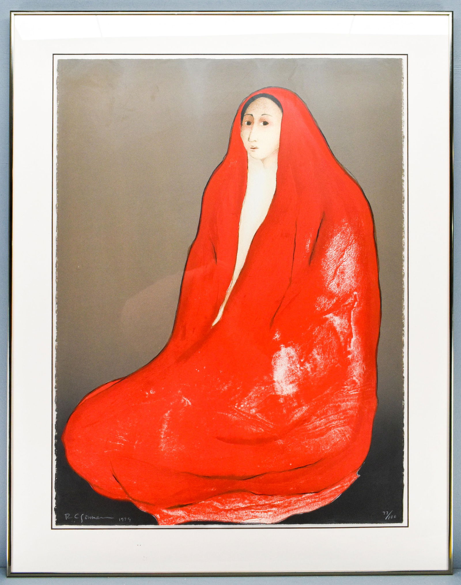 R.C. Gorman Ery-Red Original Signed Limited Lithograph (1 of 4)