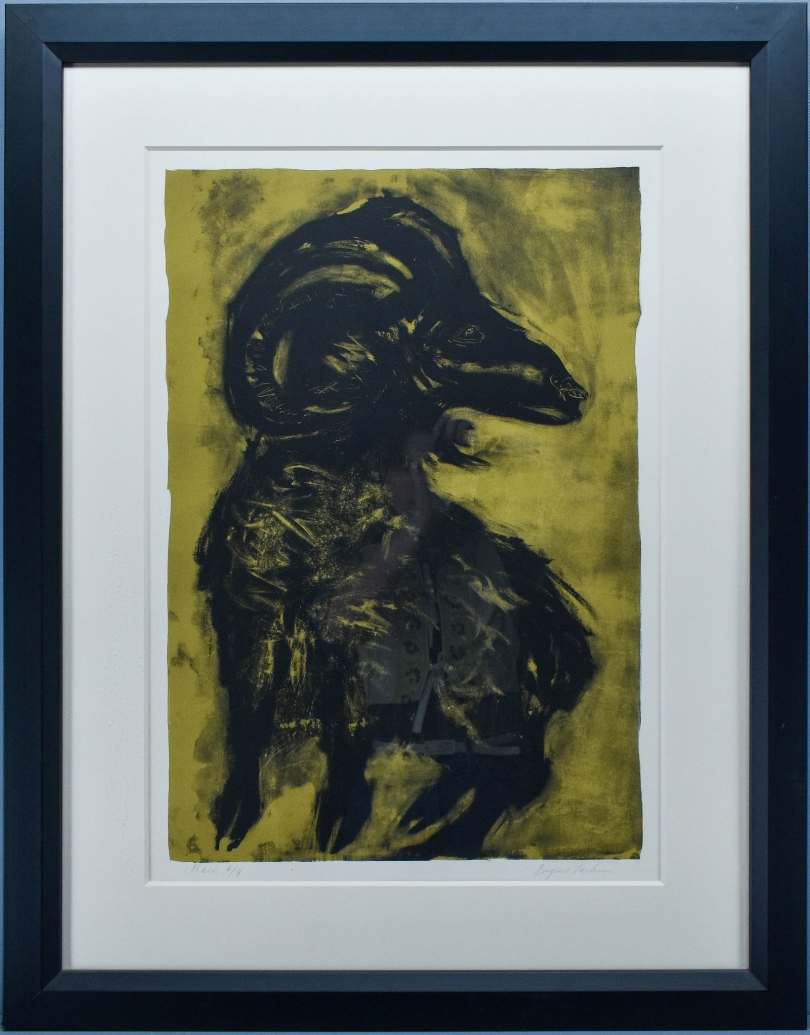 Eugene Larkin, Ram Signed Limited Woodblock Print (1 of 6)