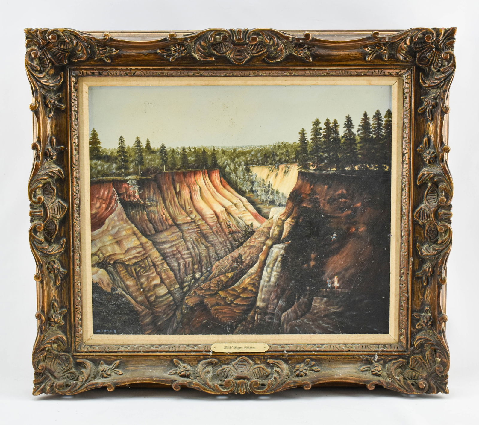 Joe Lafferty Wild Grape Pickers Original Painting (1 of 8)
