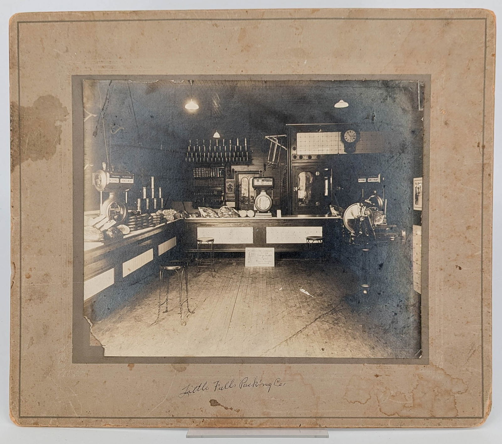 Vintage Cabinet Card Photograph of Little Falls Packing Co. (1 of 5)