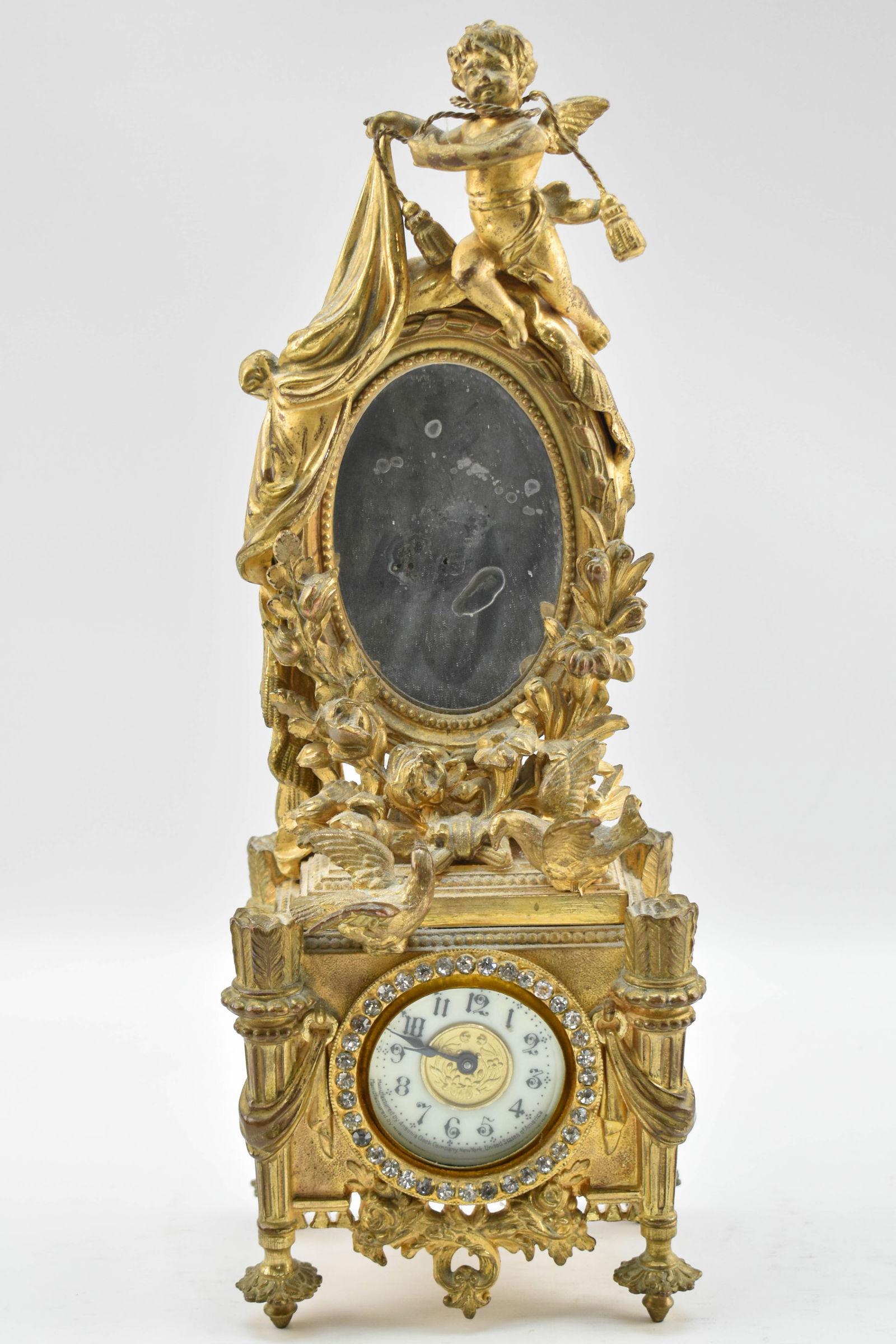 Victorian-Style Mantel Clock by the Ansonia Clock Company (1 of 11)