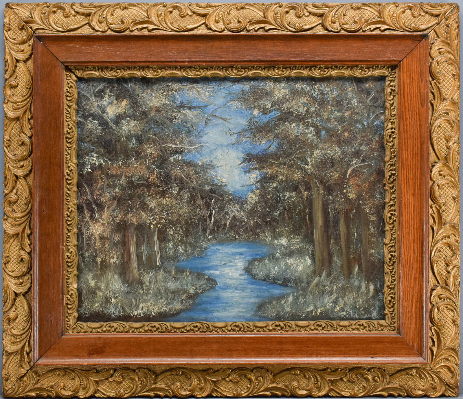 Framed Mystic Forest Painting by Rachel Craft (1 of 6)