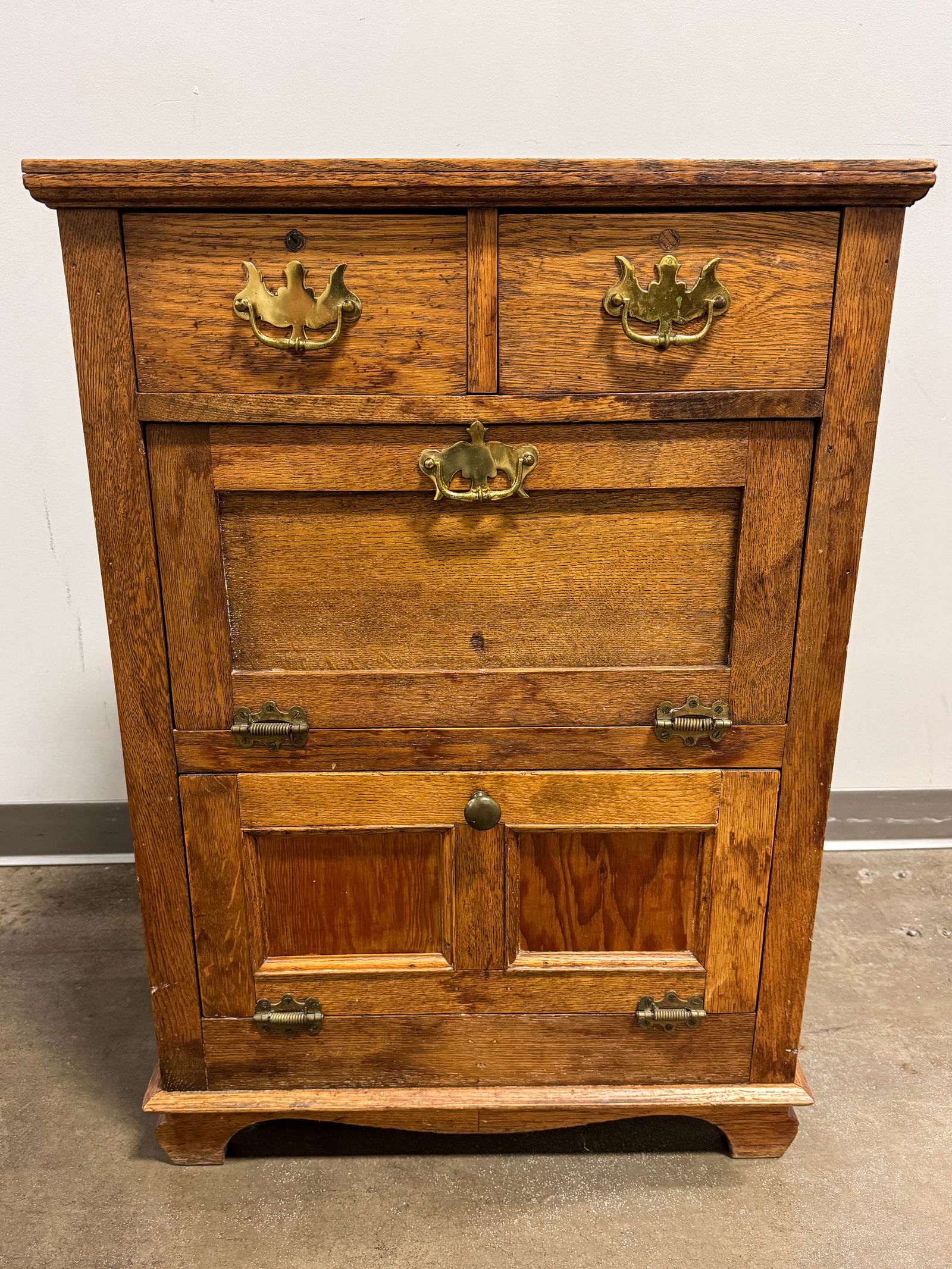 Antique Theo A. Kochs Co. Barber's Cabinet (1 of 9)