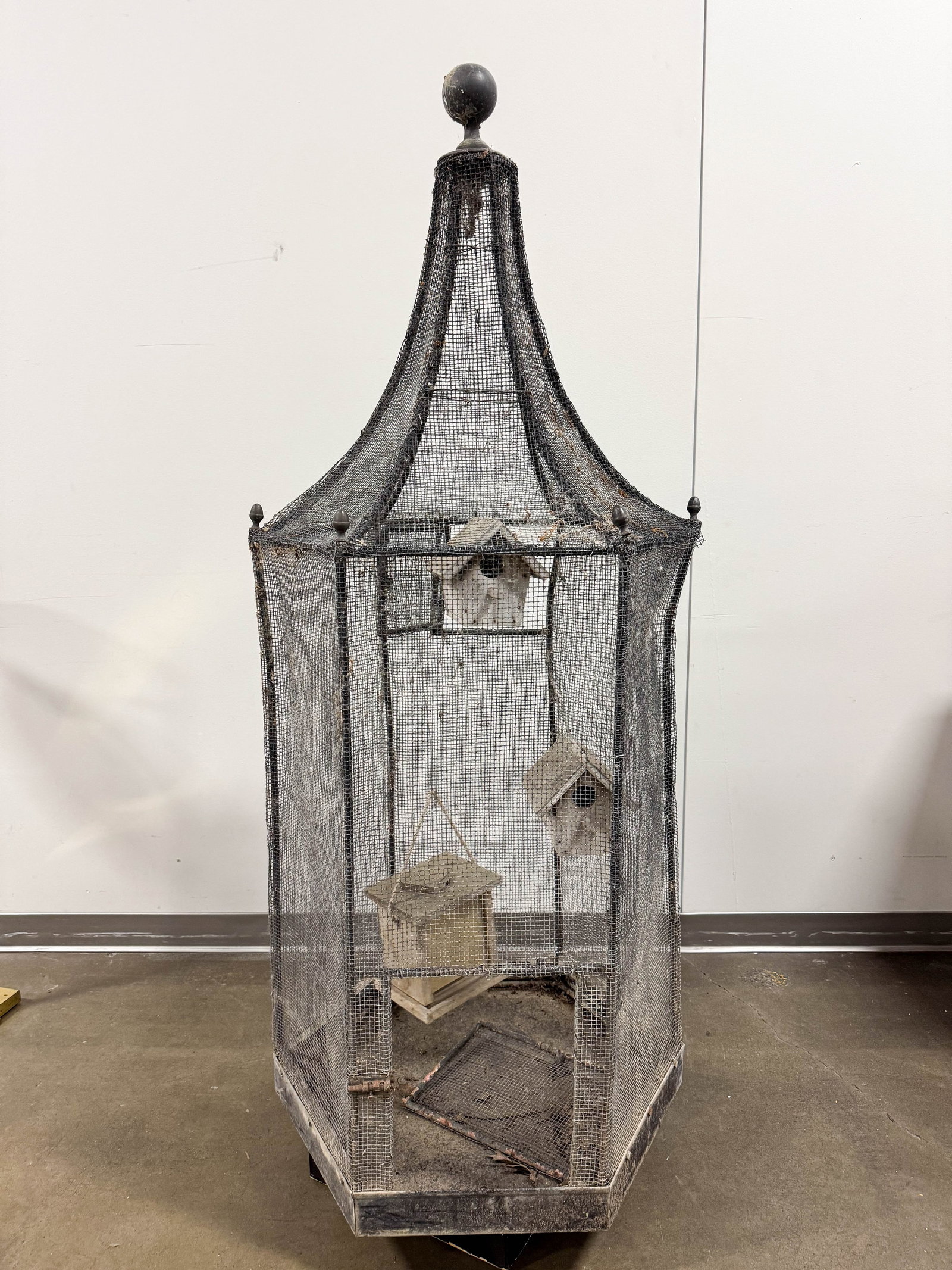 Large French Metal Birdcage (1 of 7)