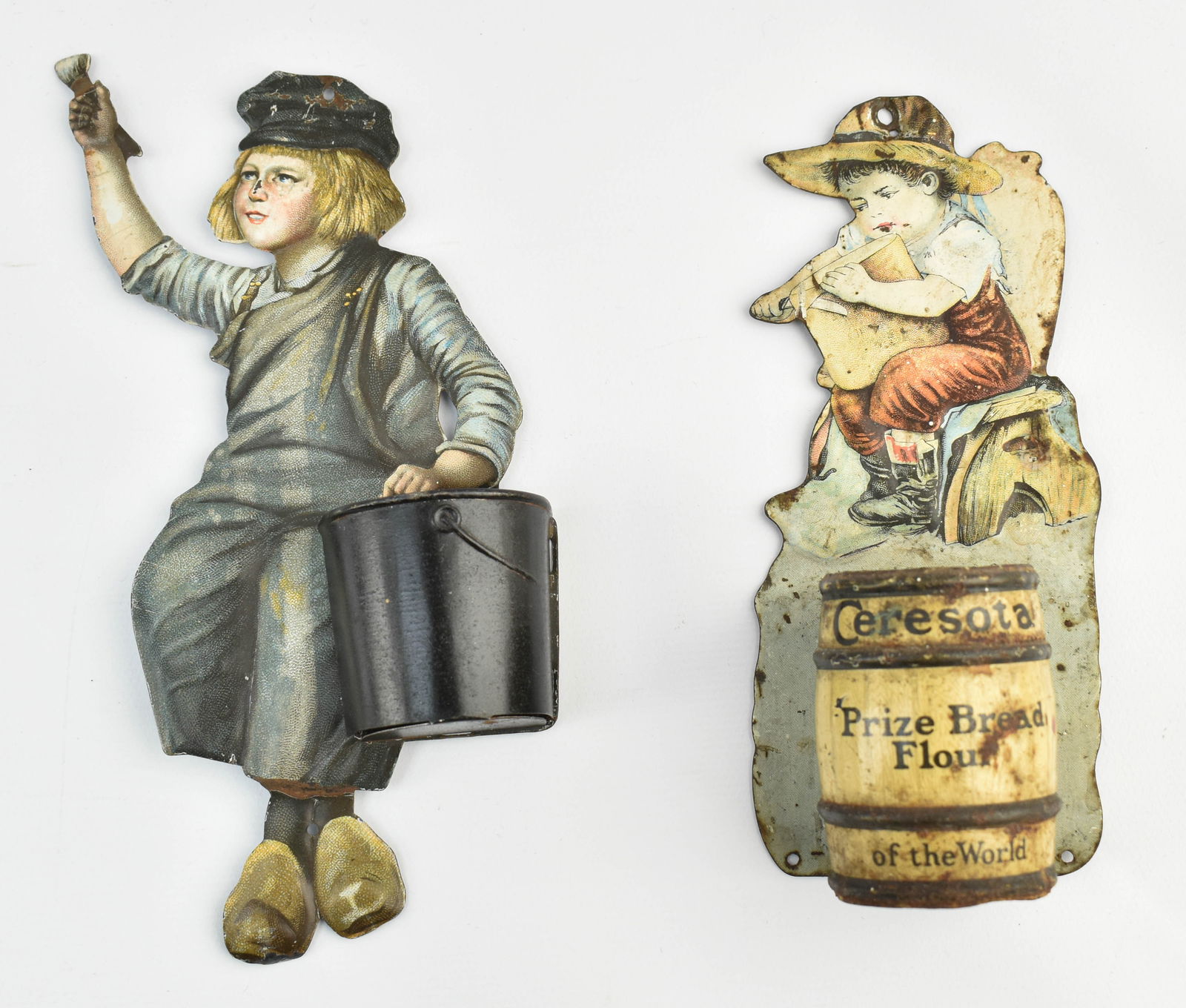 Two Antique Advertising Match Safes (1 of 10)