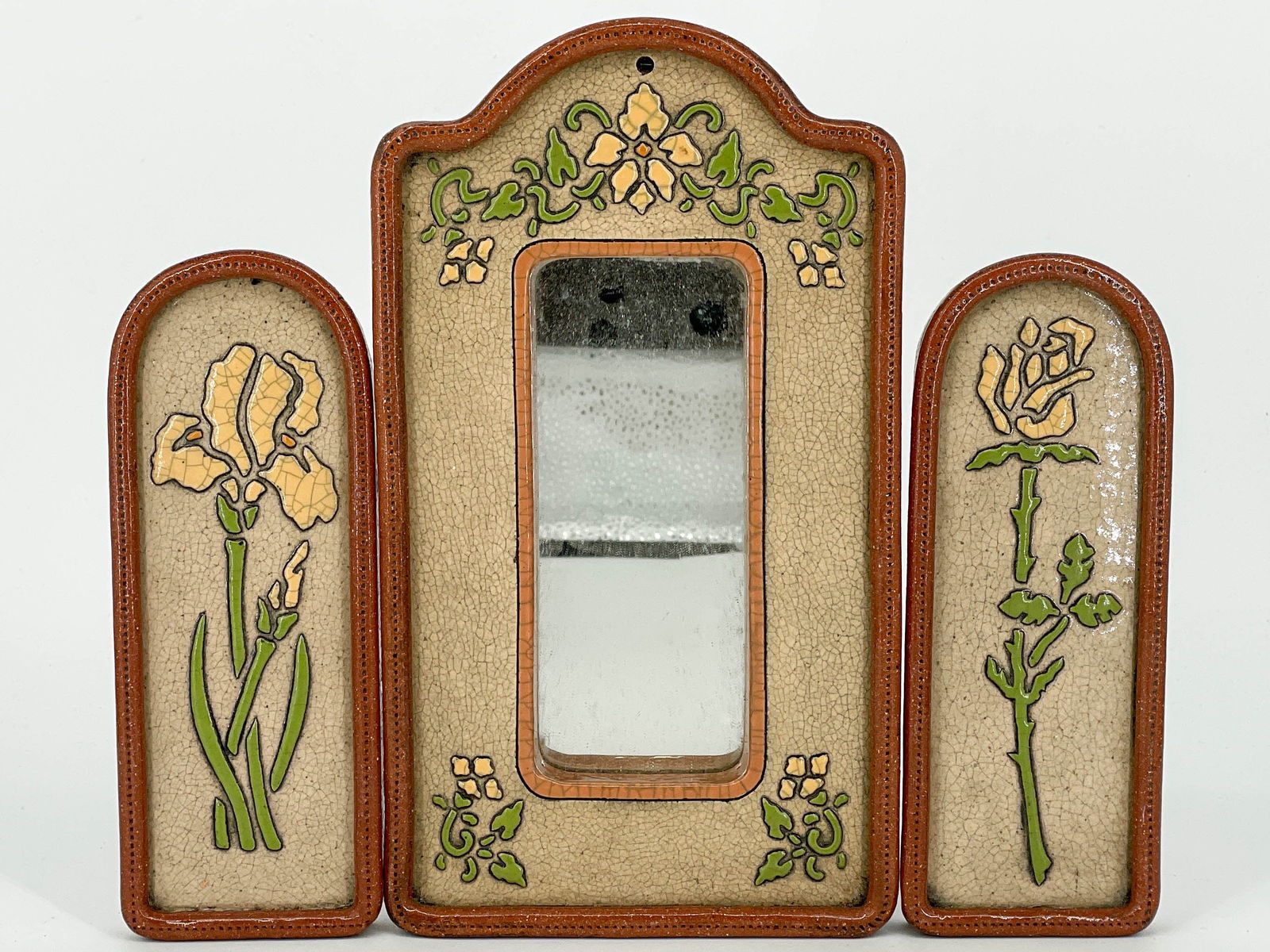 Grp of 3 Studio Art Pottery Clay Plaques (1 of 6)