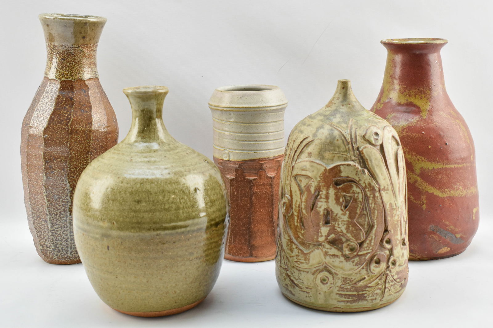 Estate Lot, Studio Pottery - Five Vases (1 of 8)