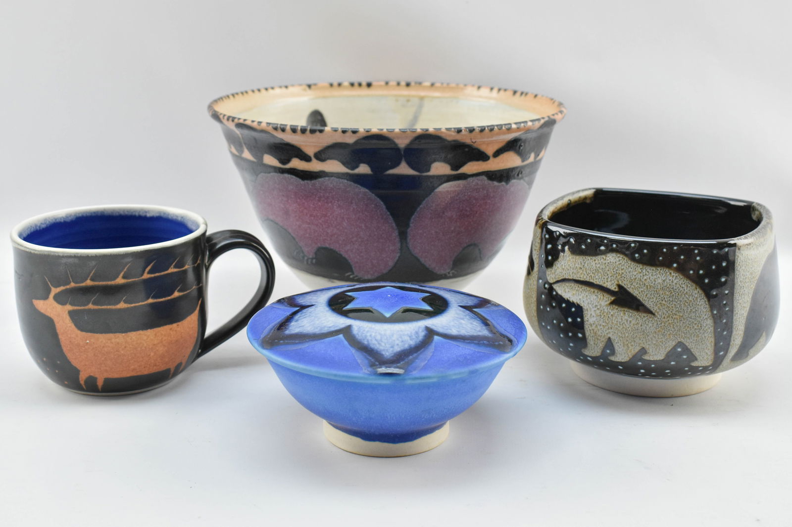 Estate Lot, Studio Pottery - Four Signed Vessels (1 of 6)