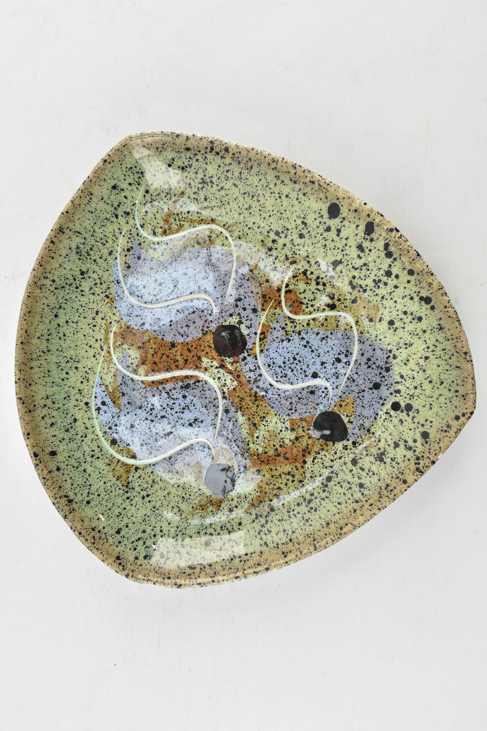 Signed Studio Pottery Dish by Richard Saar (1 of 6)