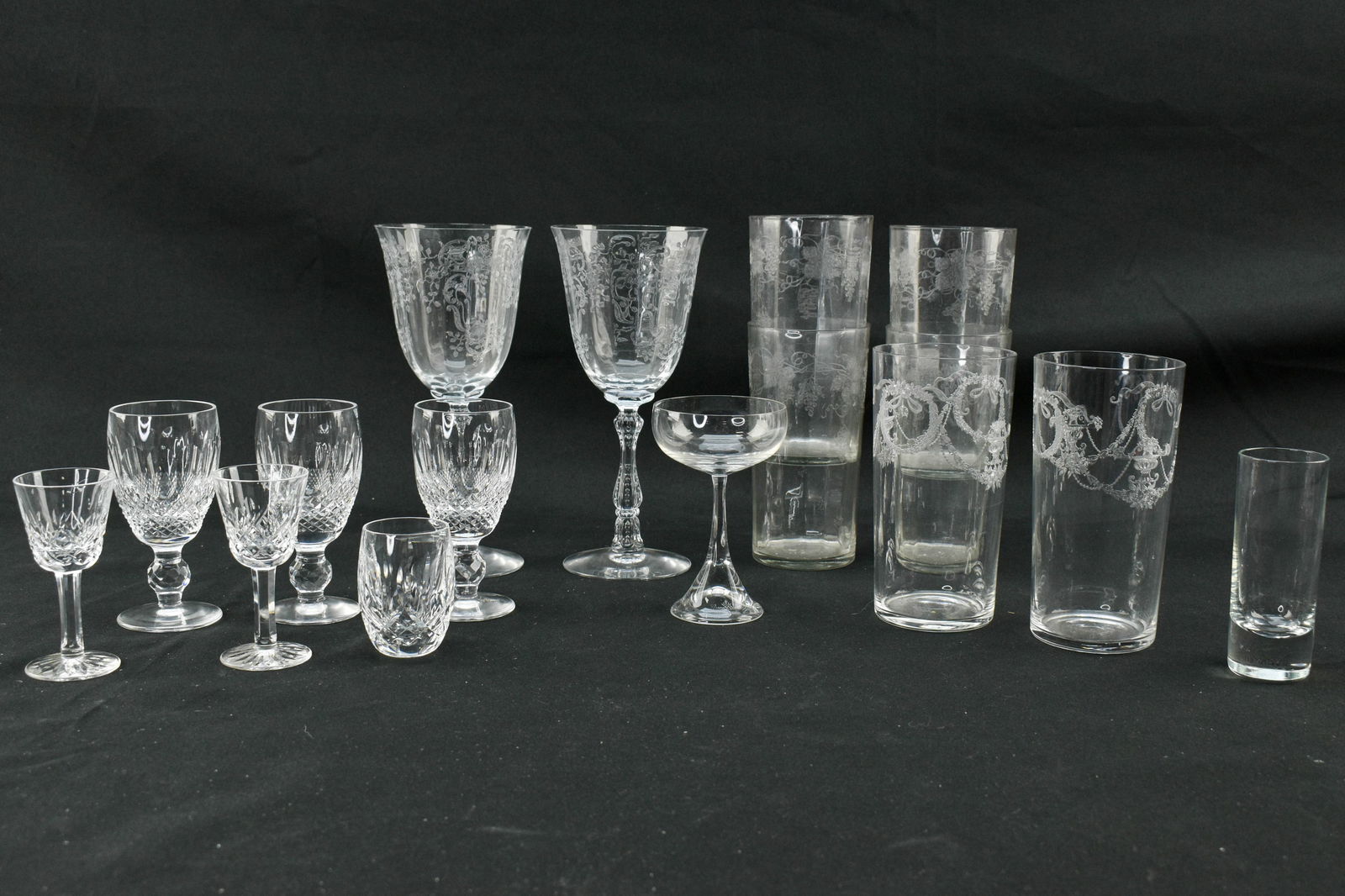 16 Waterford, Fostoria, Rosenthal, and Other Drinkware (1 of 13)