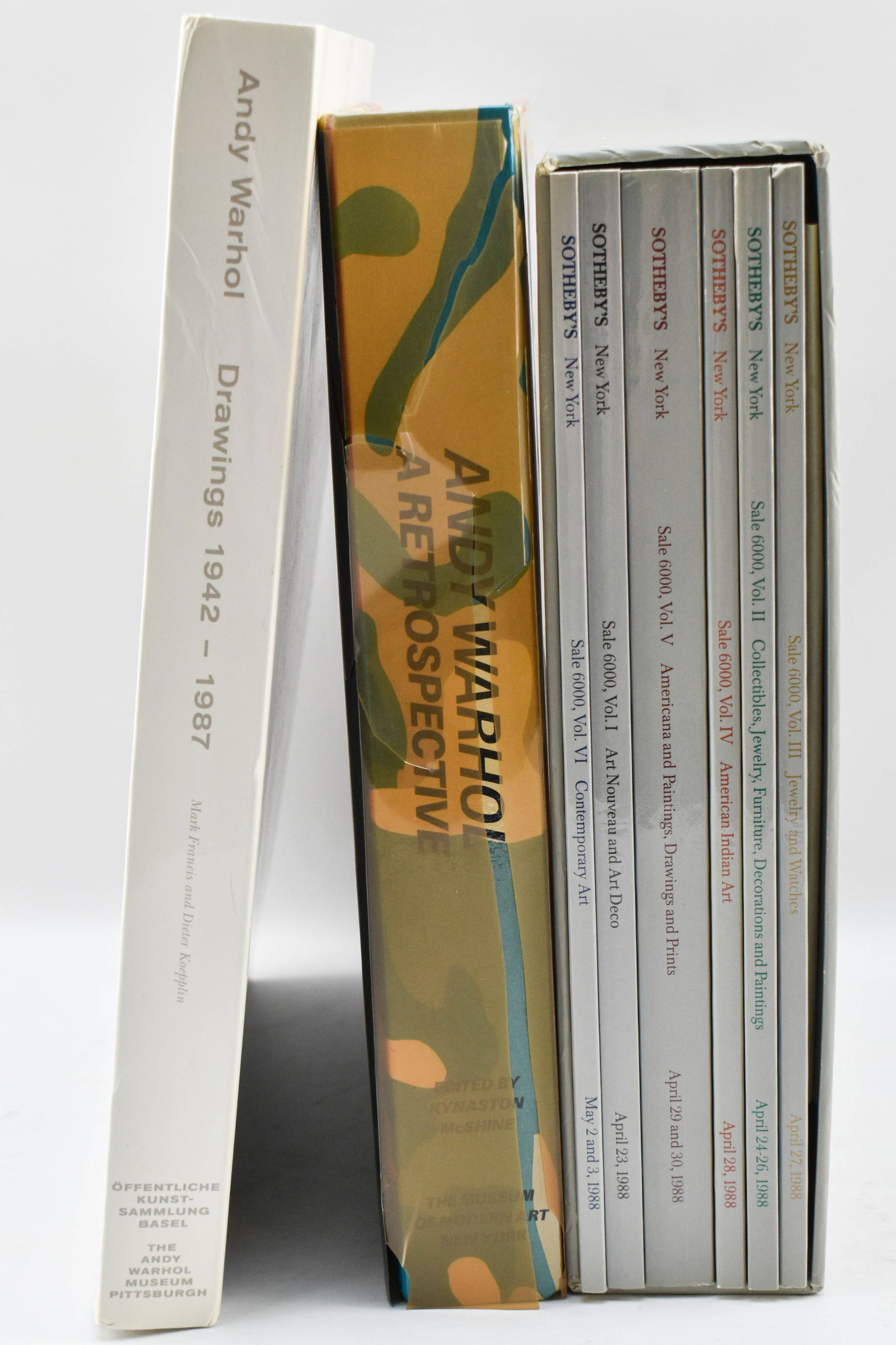 Collection of Andy Warhol Books Including Andy Warhol: A Retrospective (1 of 8)