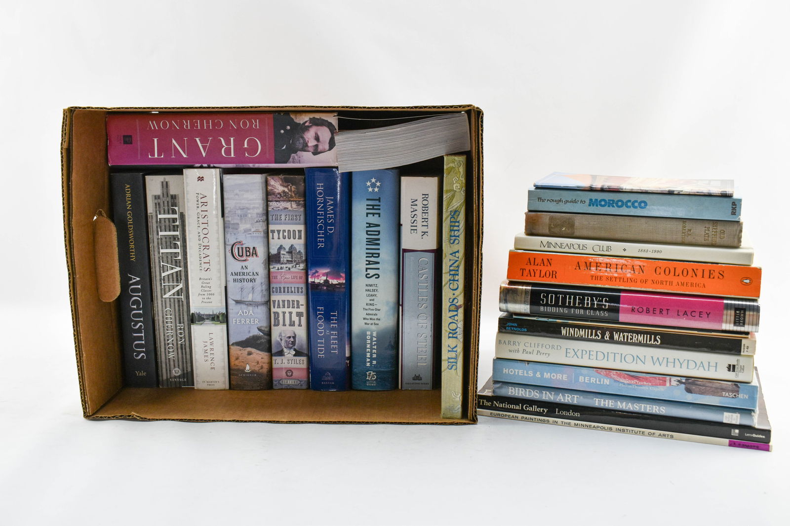 Box of 24 Travel, Art, Biography & History Books (1 of 6)