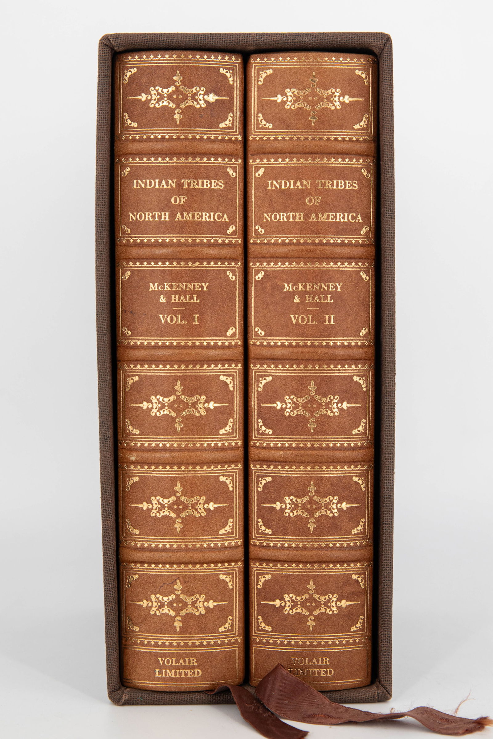 McKenney and Hall, Indian Tribes of North America Vol. 1 & 2 Lmtd 1st Ed. (1 of 9)