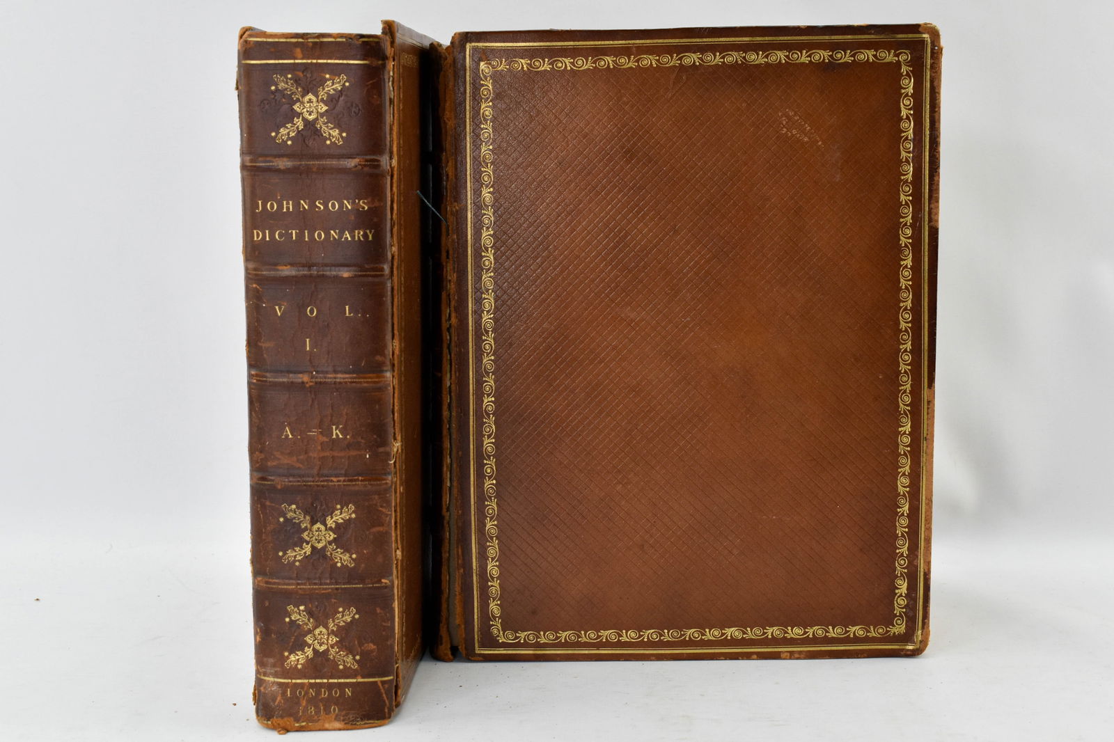 Johnson's A Dictionary of the English Language 10th Ed Vol 1 & 2, 1810 (1 of 8)