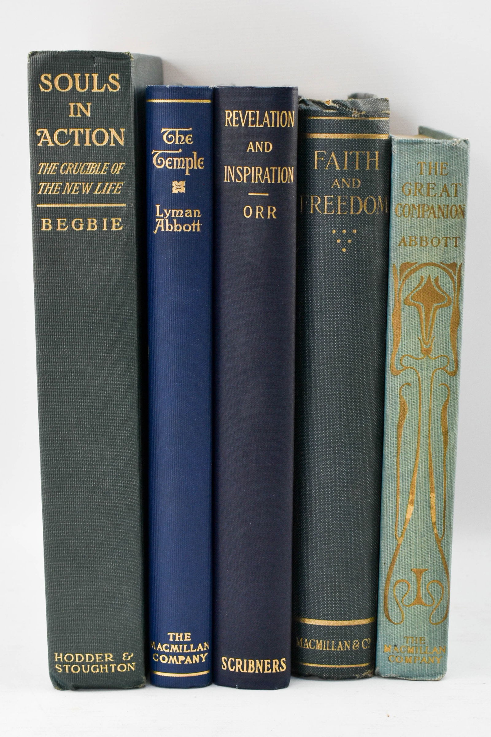 Five Antique and First Edition Theology Books (1 of 9)