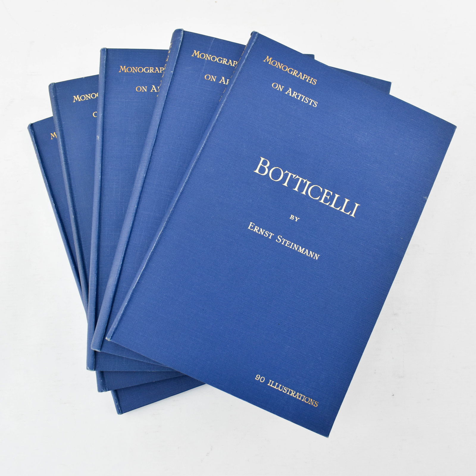 Five Antique Monographs on Artists Book by H. Knackfuss (1 of 5)