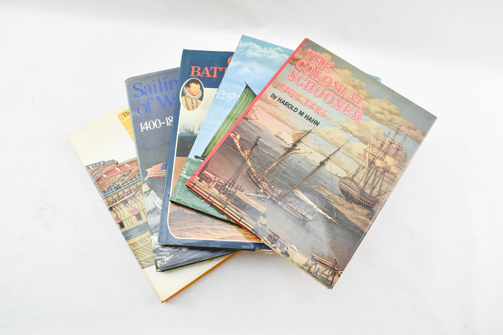 Five Pictorial Ship Architecture and Naval History Books (1 of 5)