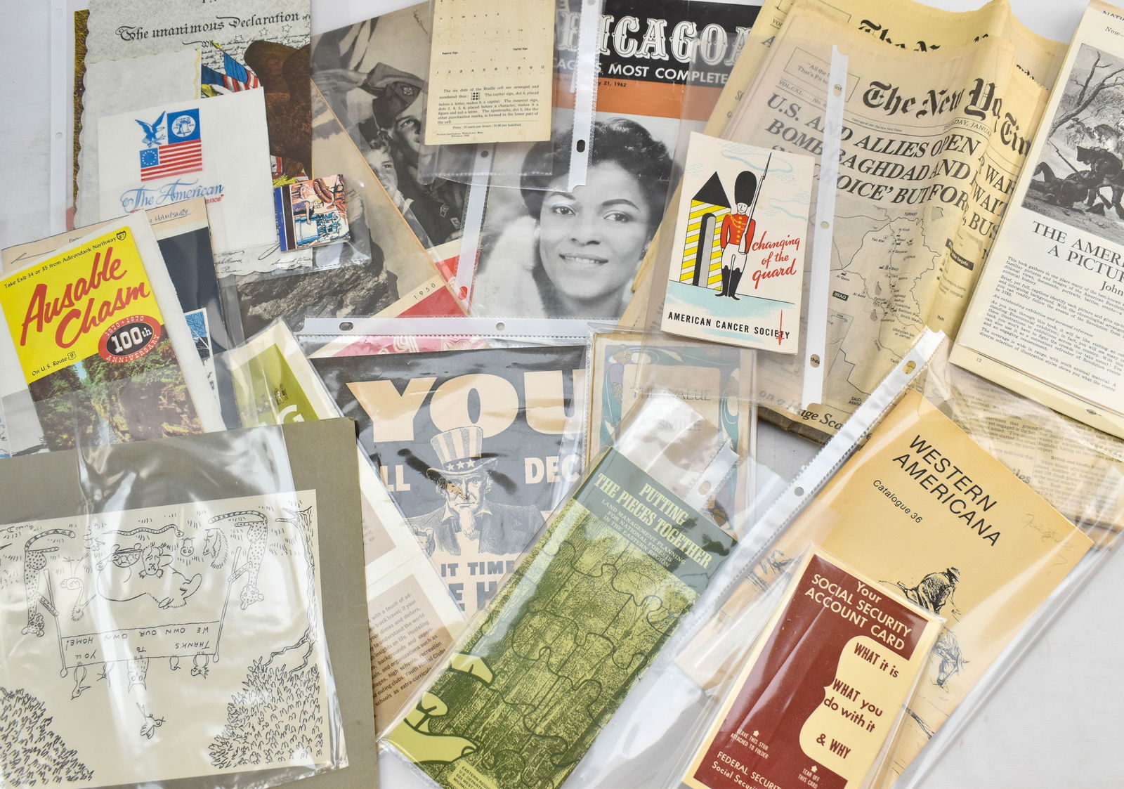 Collection of Vintage Americana Ephemera (1 of 8)