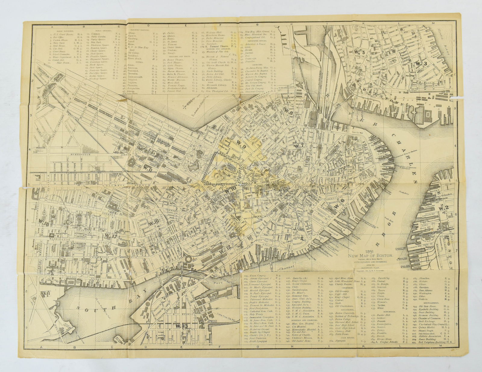 1891 Map of Boston (1 of 12)