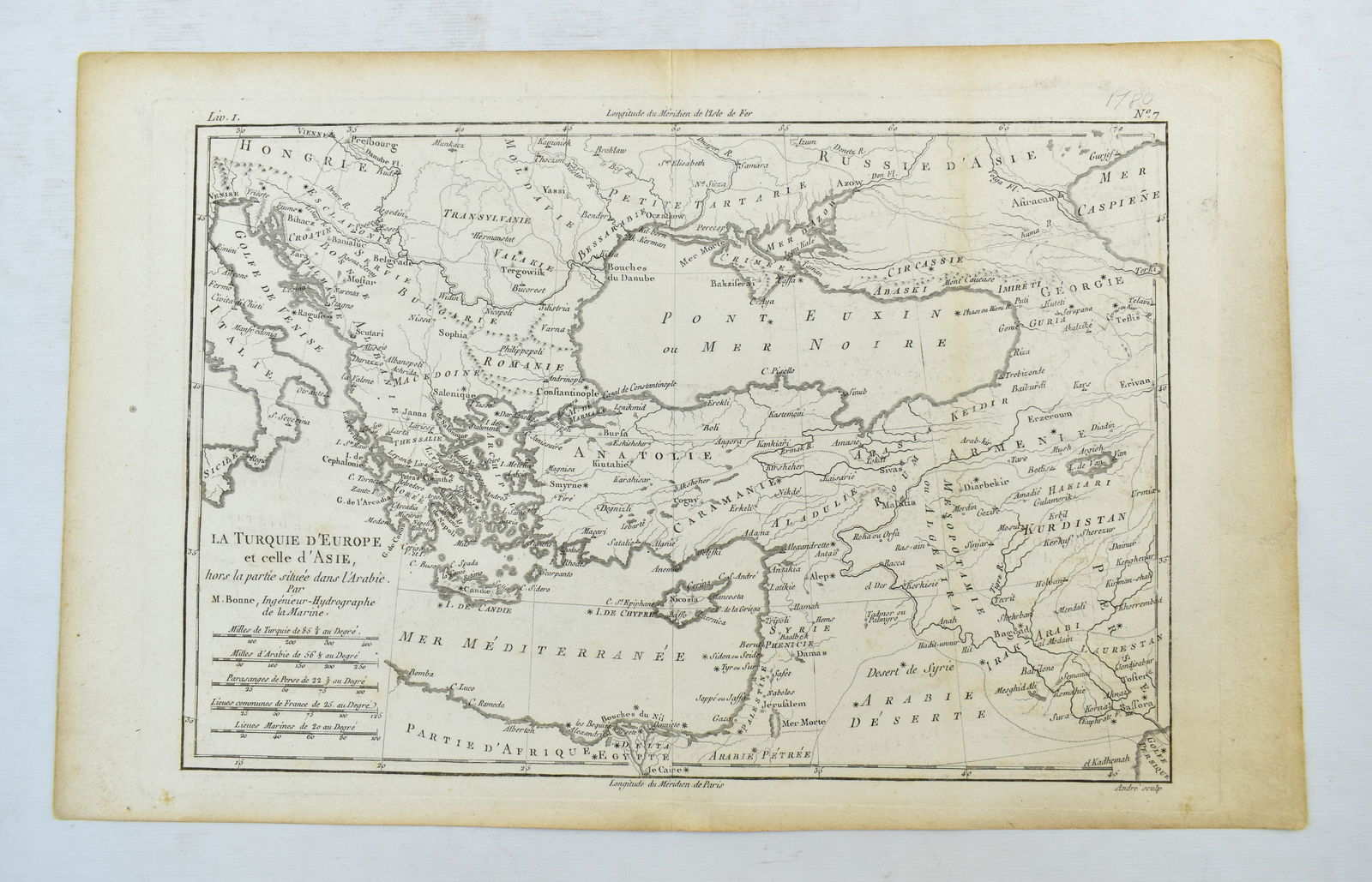 1780 "Turkey in Europe and Asia" Map (1 of 3)