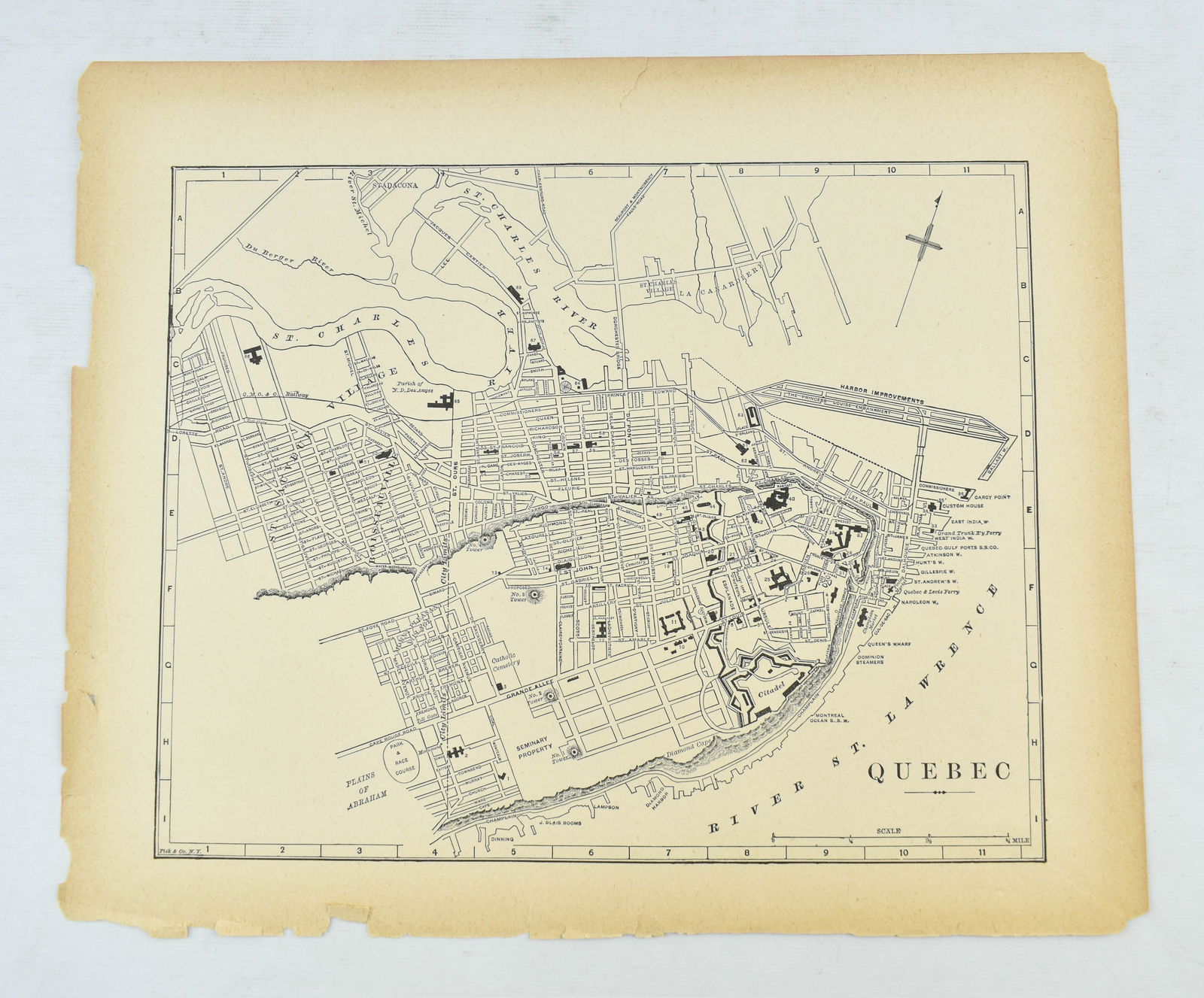 19th c. Quebec & Montreal City Maps (1 of 4)