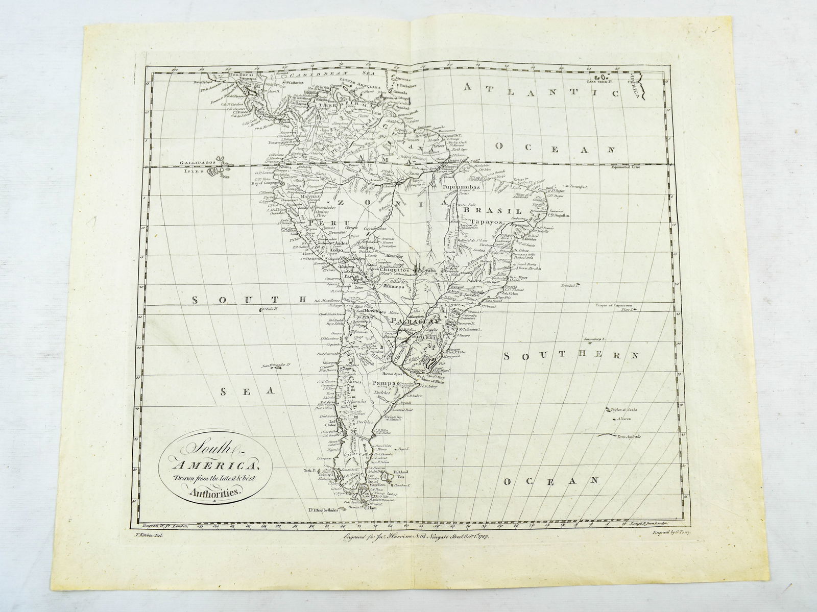 1787 Map of South America (1 of 5)