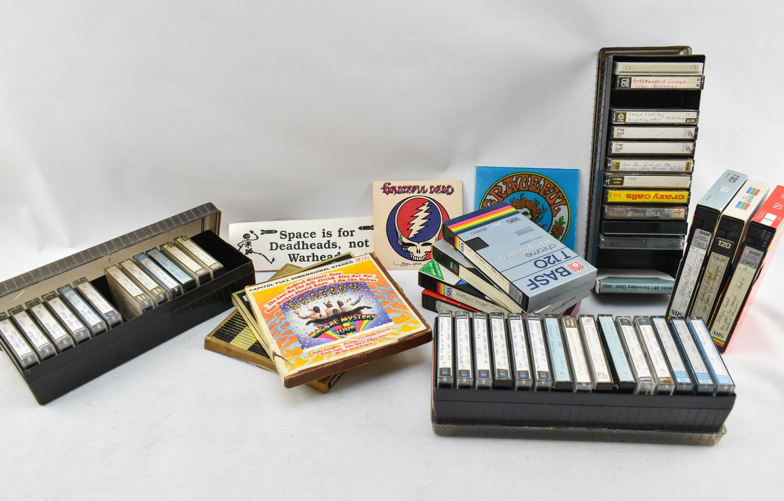 Bootleg Tapes, Cassettes, & VHS: Grateful Dead, Hendrix, Beatles, More (1 of 14)