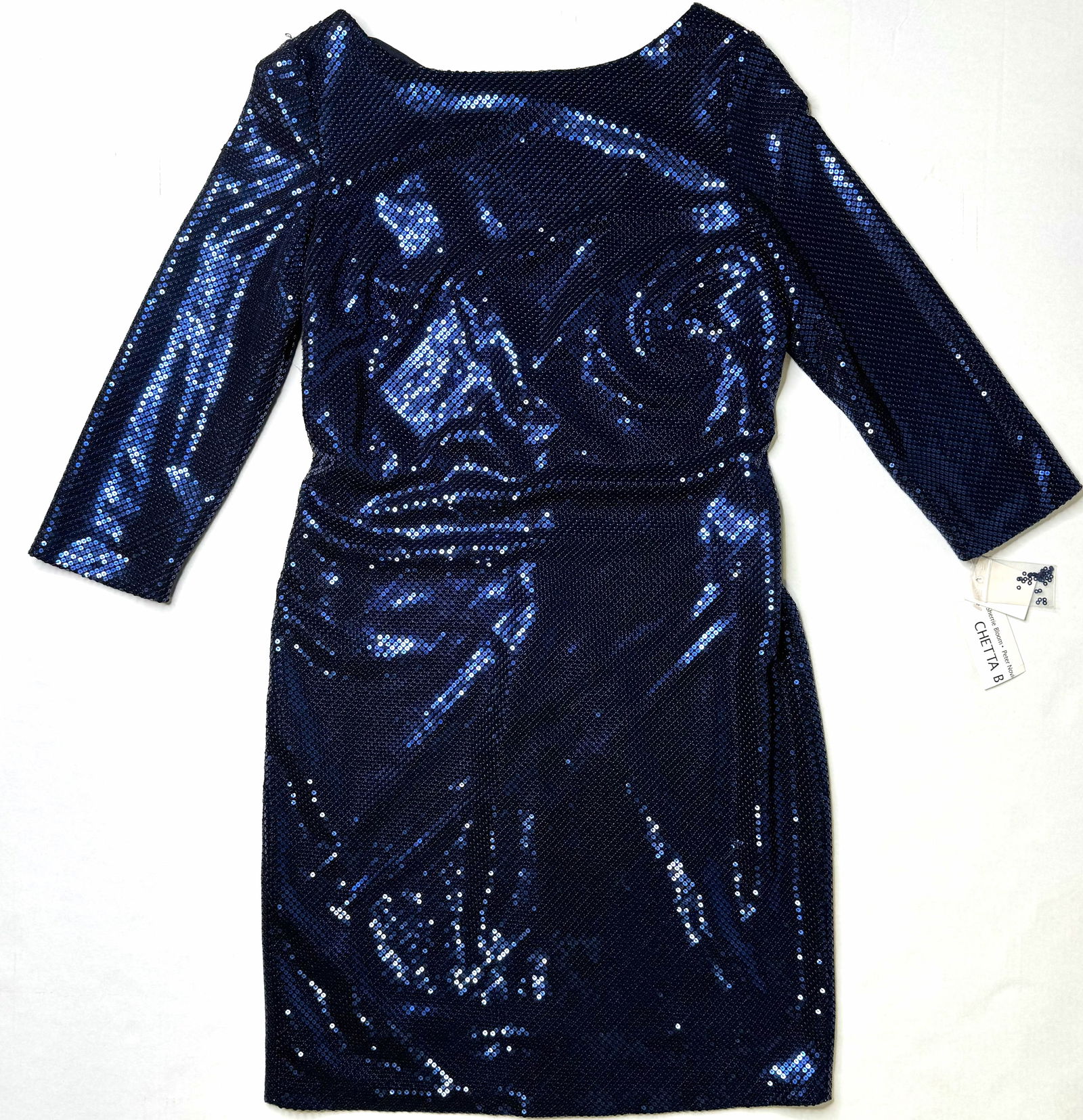 Vintage Chetta B Sequined Cocktail Dress (1 of 7)