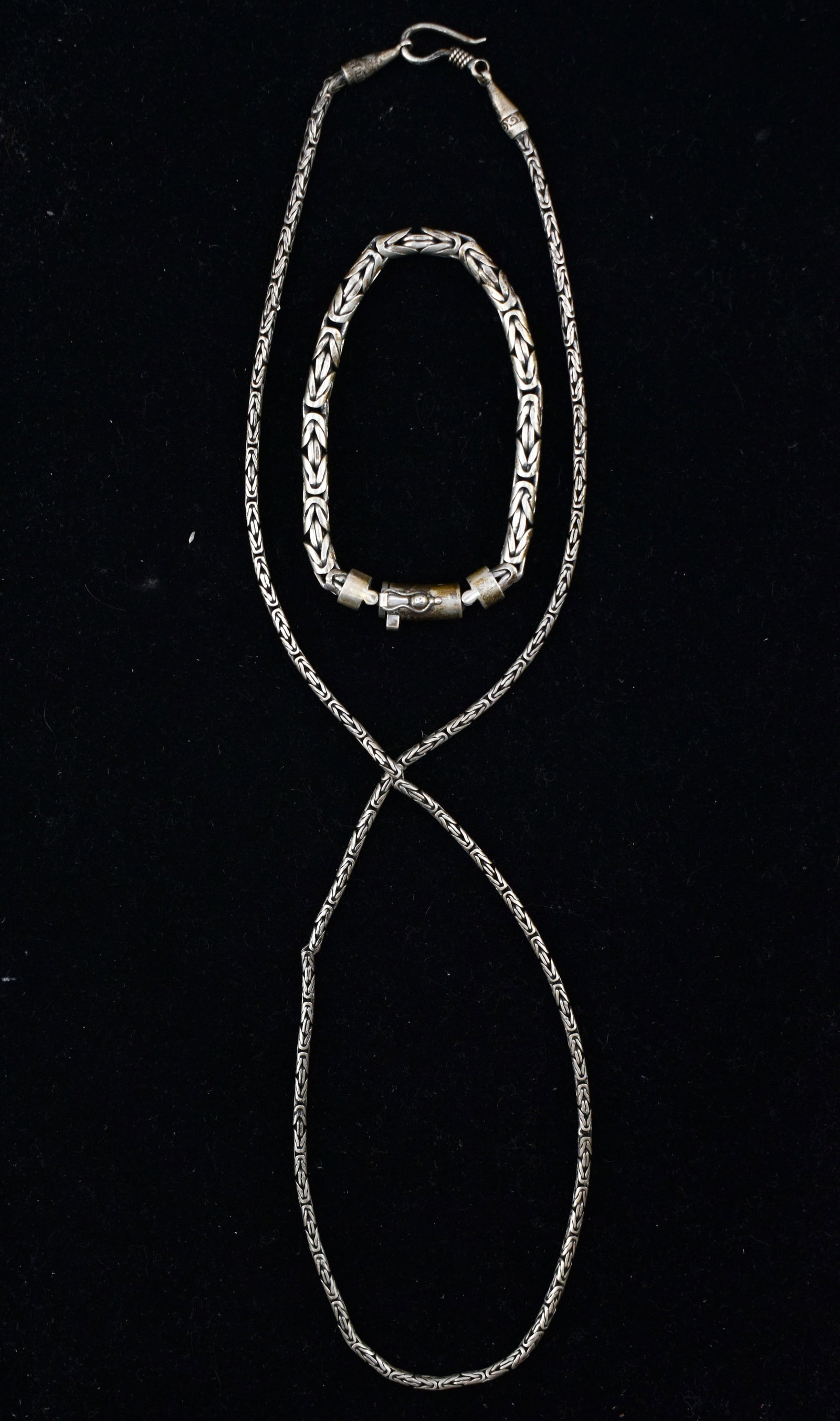 2 Pcs Byzantine Link Silver Jewelry (1 of 4)