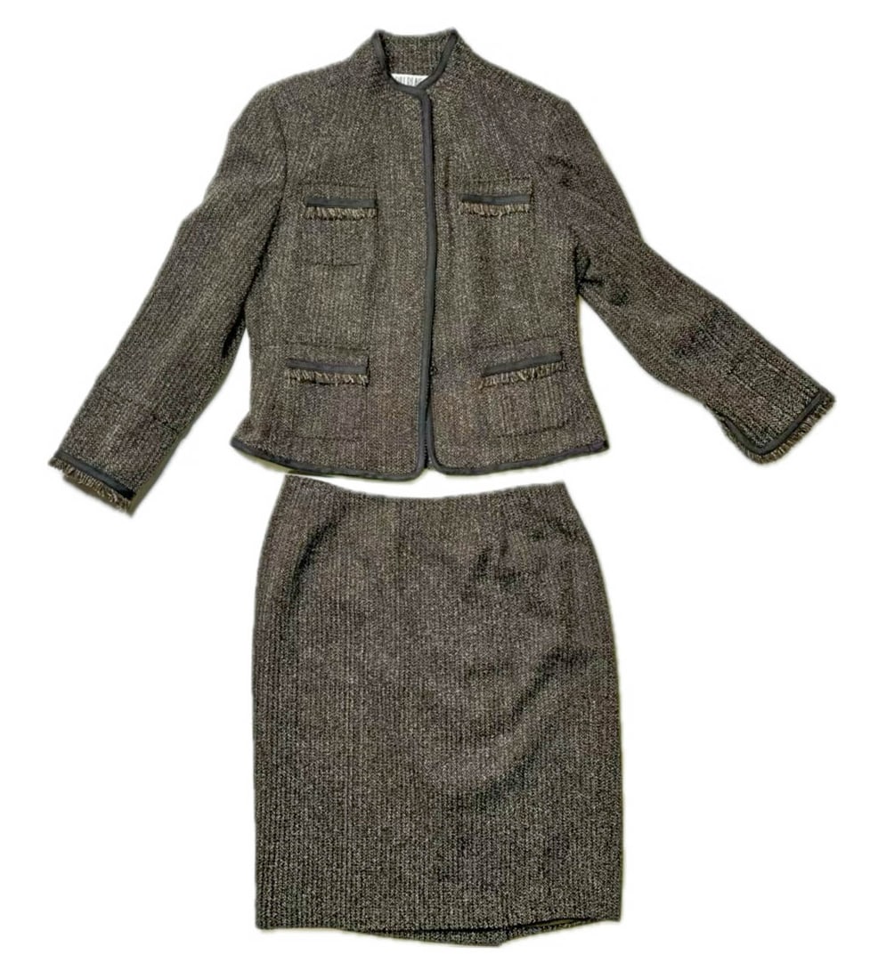 Bill Blass Knit Skirt Suit (1 of 6)