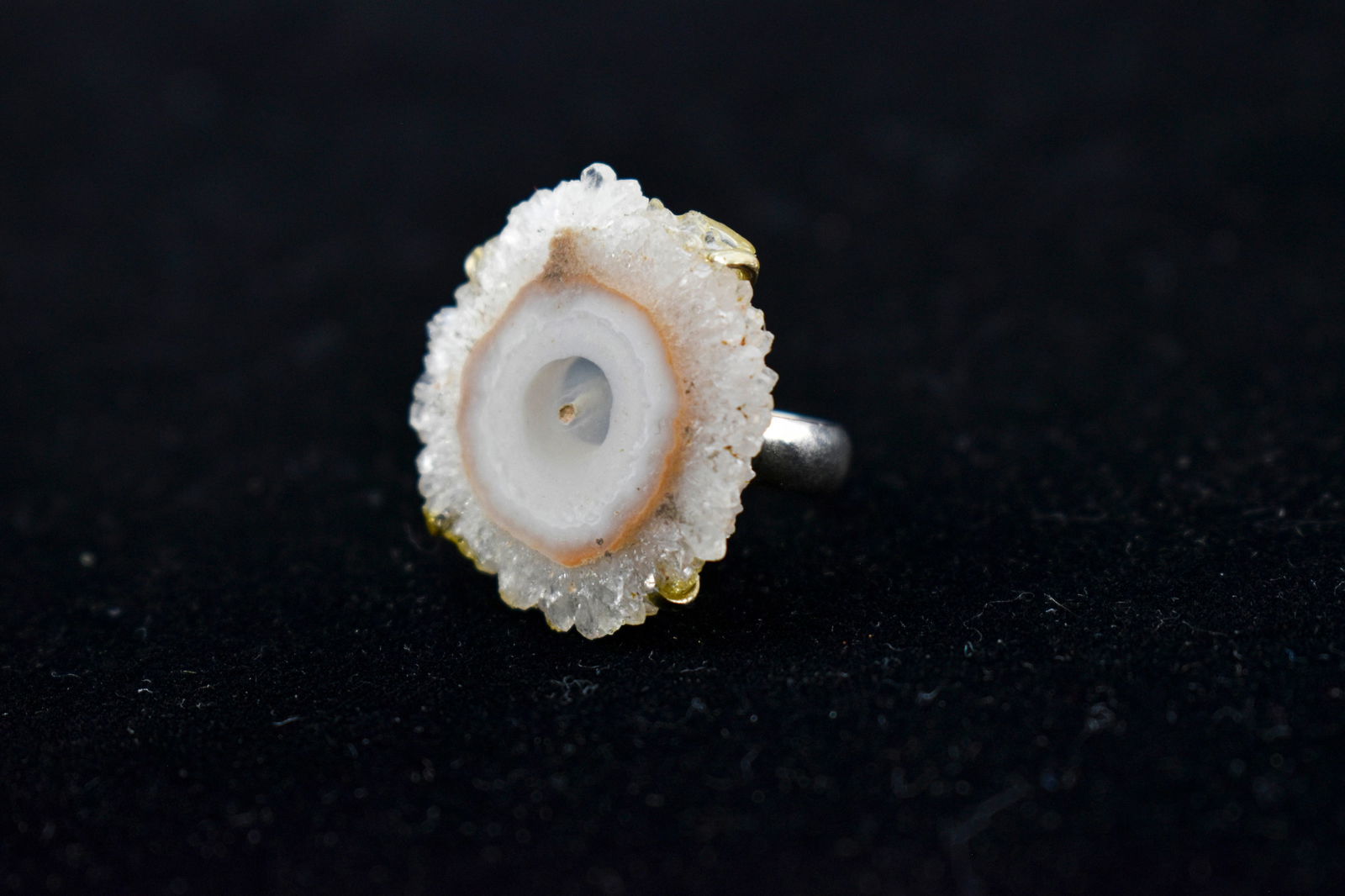 Sterling Silver Ring with Solar Quartz (1 of 6)