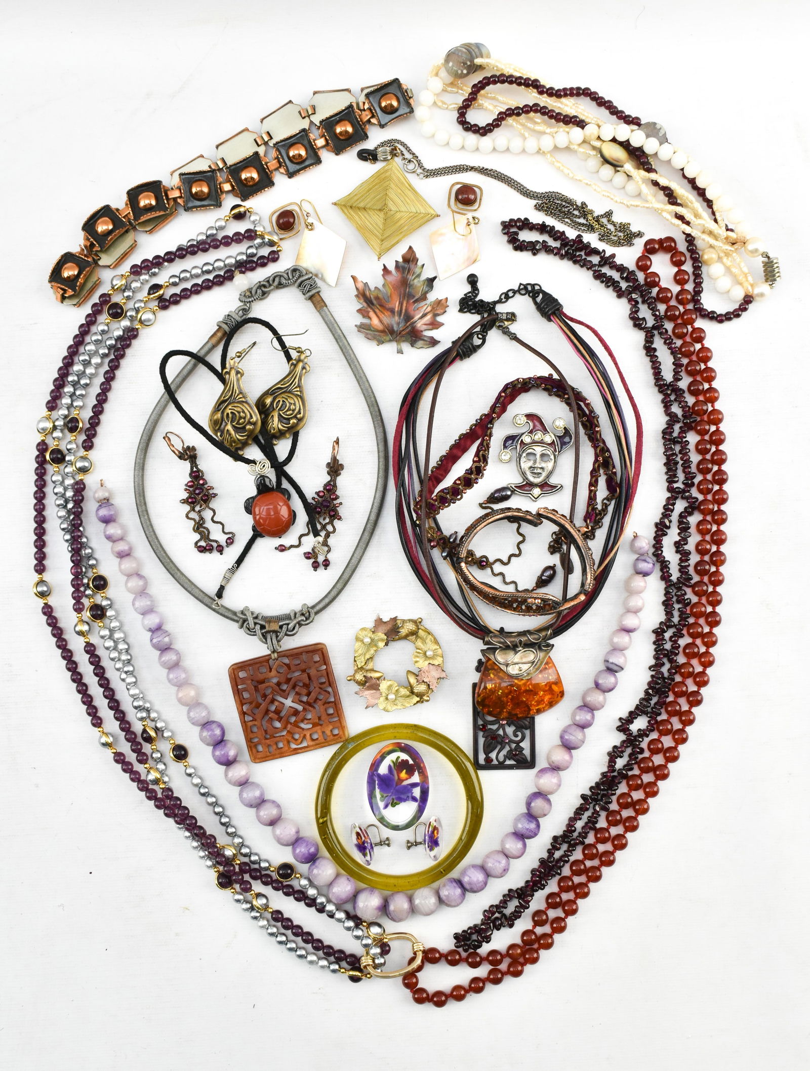 Group of Colorful Vintage Costume Jewelry (1 of 7)