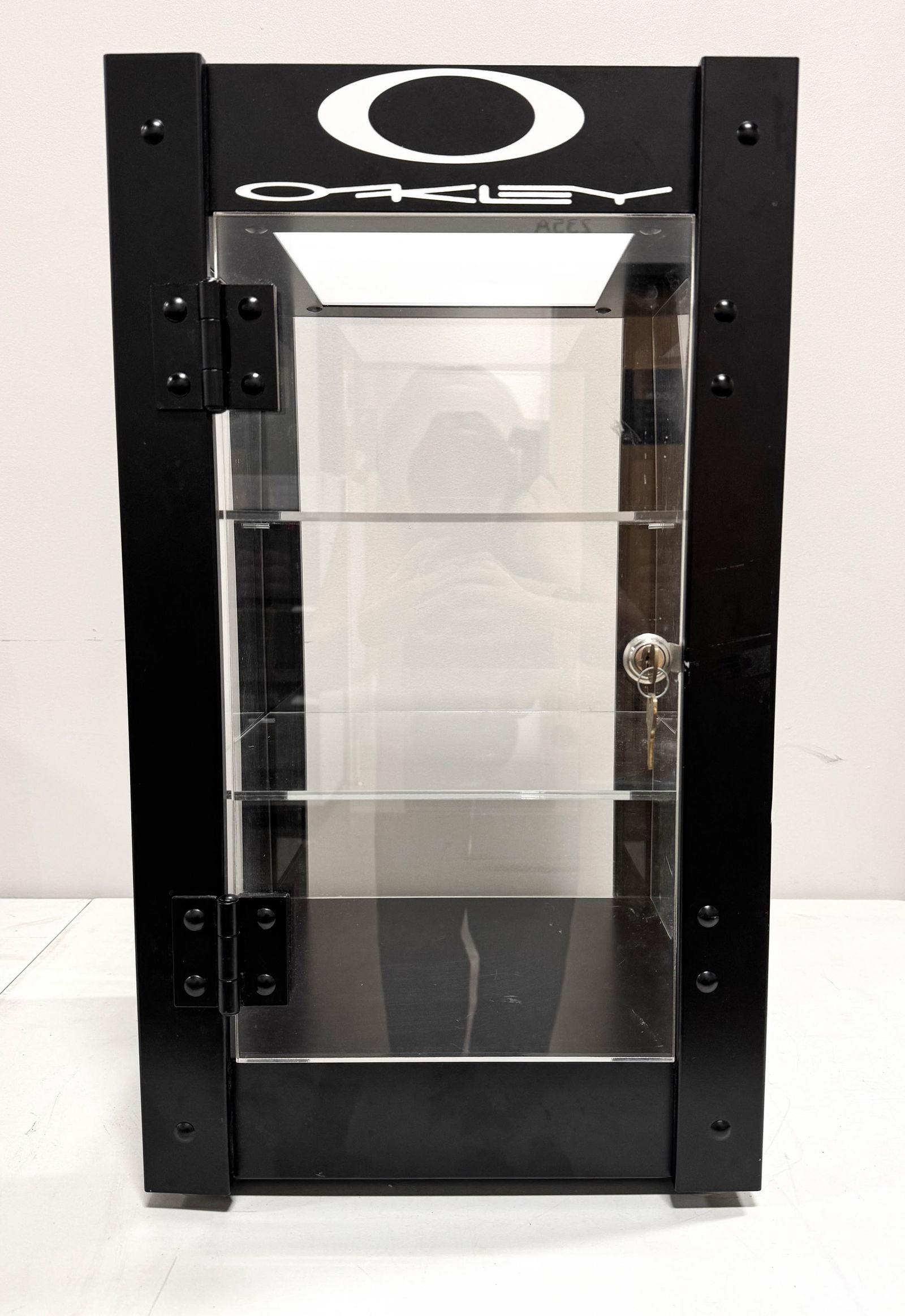 Oakley Black Counter Top Display Case with Light Panel (1 of 9)