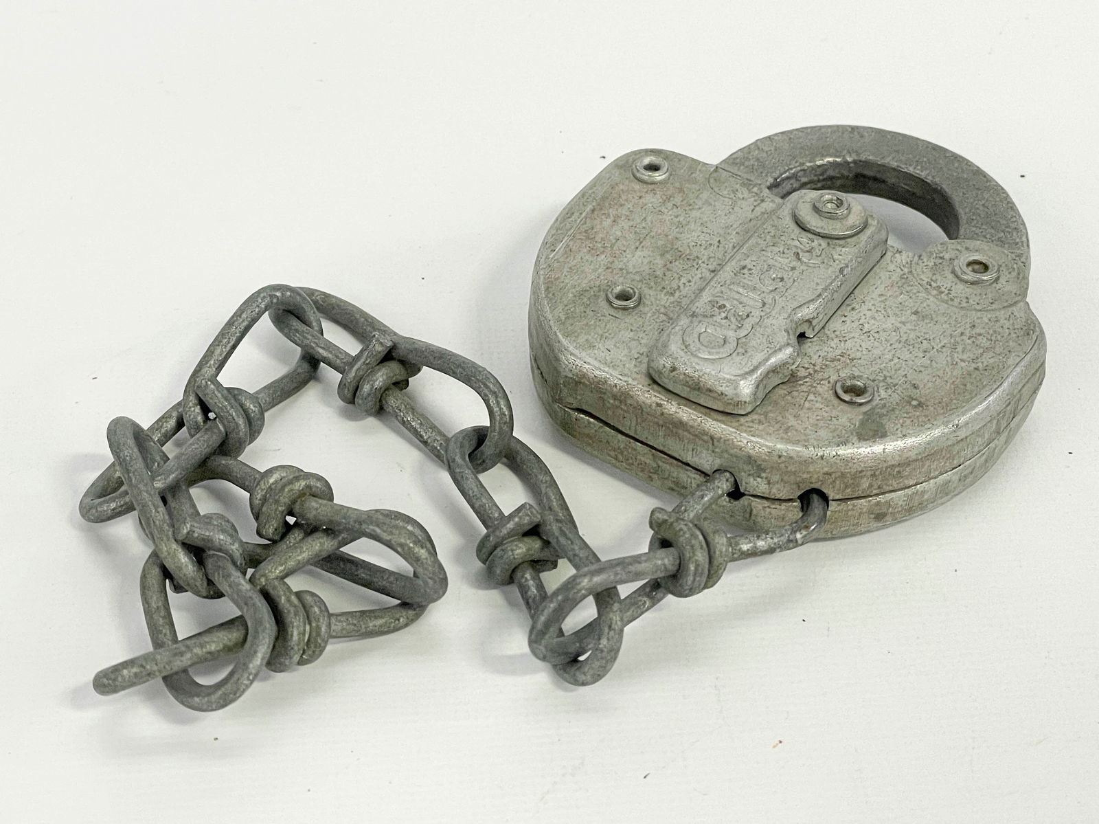 Burlington Northern Adlake Steel Switch Lock (1 of 6)