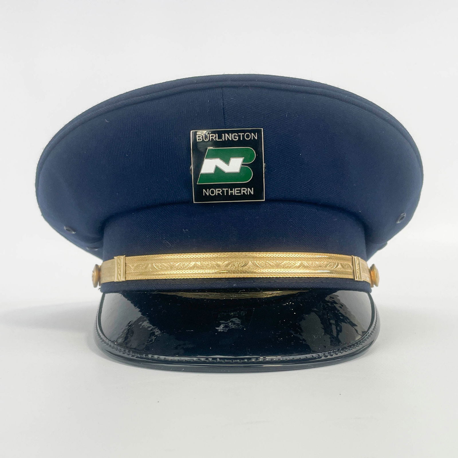 Vintage Burlington Northern Conductor Hat (1 of 10)