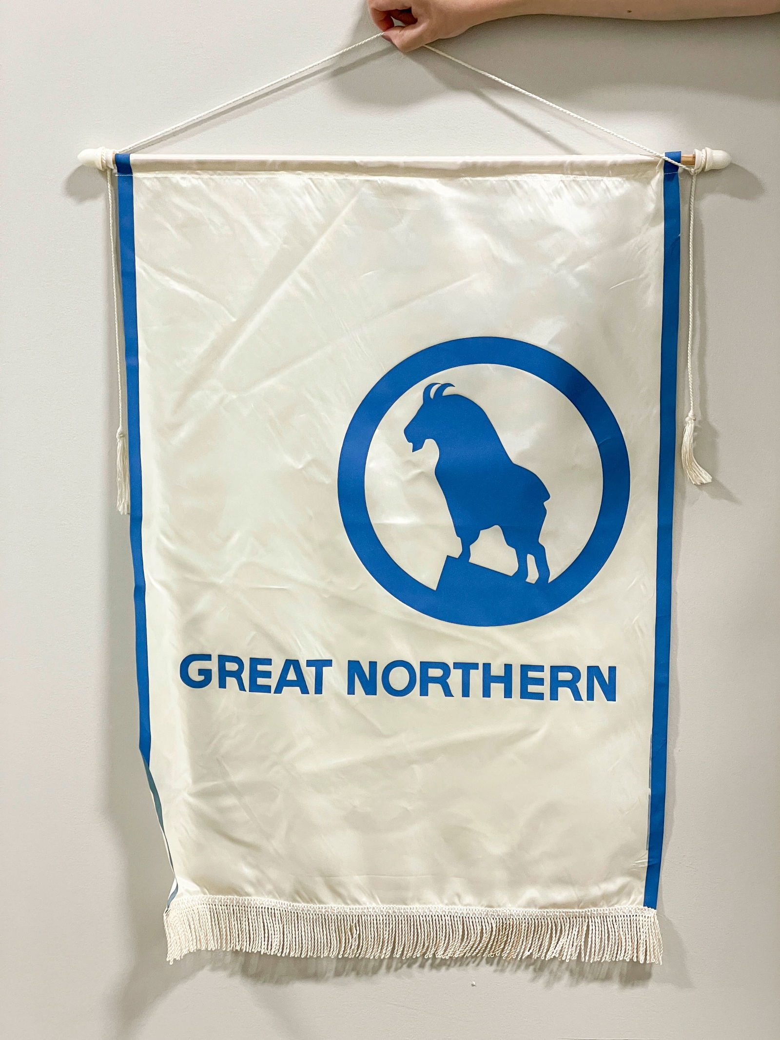 Great Northern Railway Rocky Logo Hanging Banner (1 of 5)